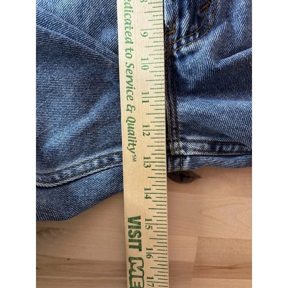 Levi's Men 38x30 Relaxed Fit 550 Straight Jeans Blue Denim 100% Cotton